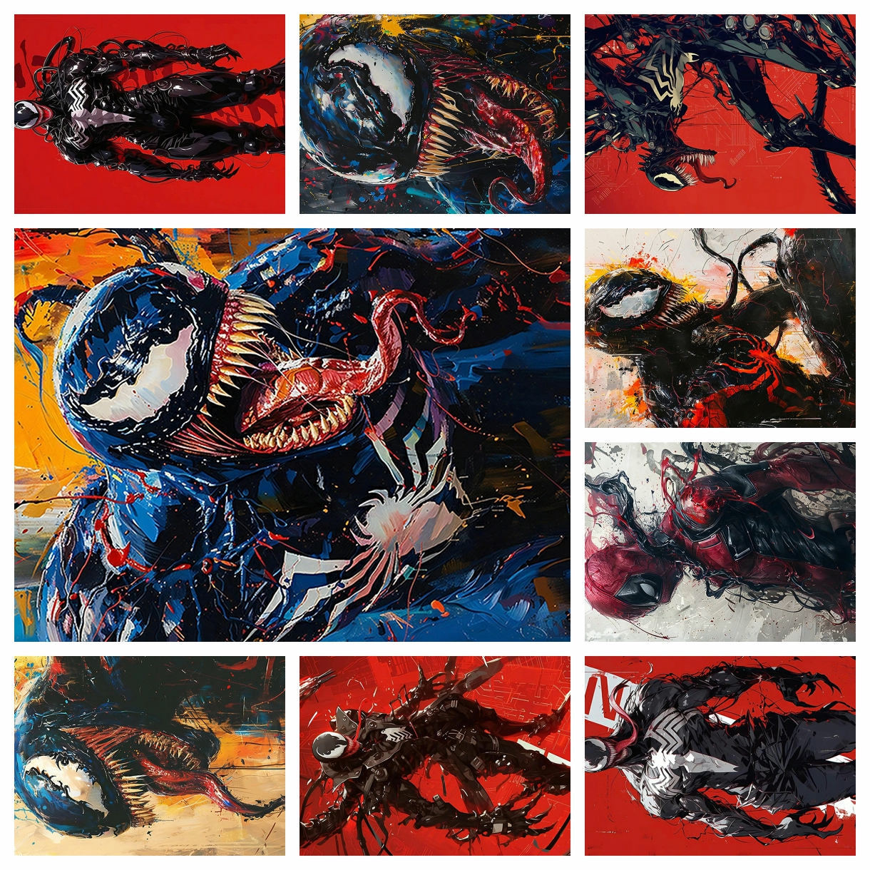 Art Craft Things - Anime Marvel venom spider-man Diamond Painting