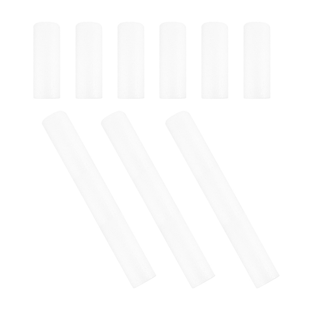 Art Craft Education - 9Pcs White Polystyrene Foam Cylinders Solid