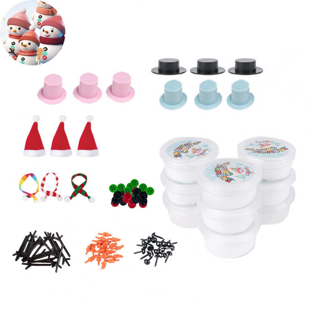 Air Dry Clay - Diy Snowman Decoration Fun Christmas Crafts