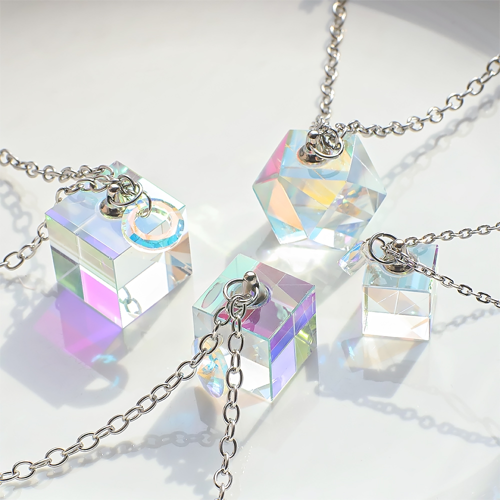 Art X Craft - Mini K9 Crystal Cube Beads Optical