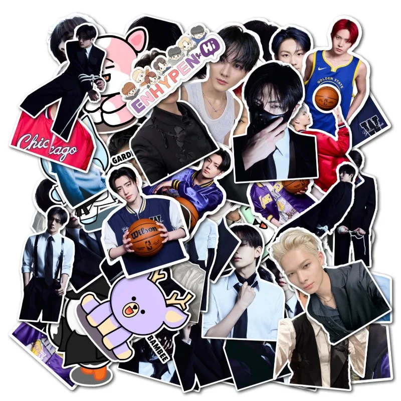 Art Craft Market - 57Pcs ENHYPENS Self-adhesive Stickers DIY Graffiti