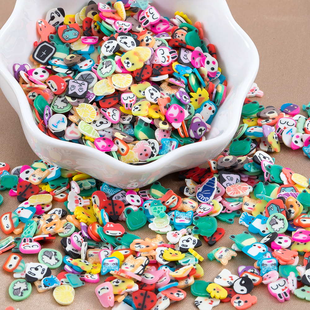 Art Craft Flower Making - 1000pcs Mix Fruit Soft Clay Slime