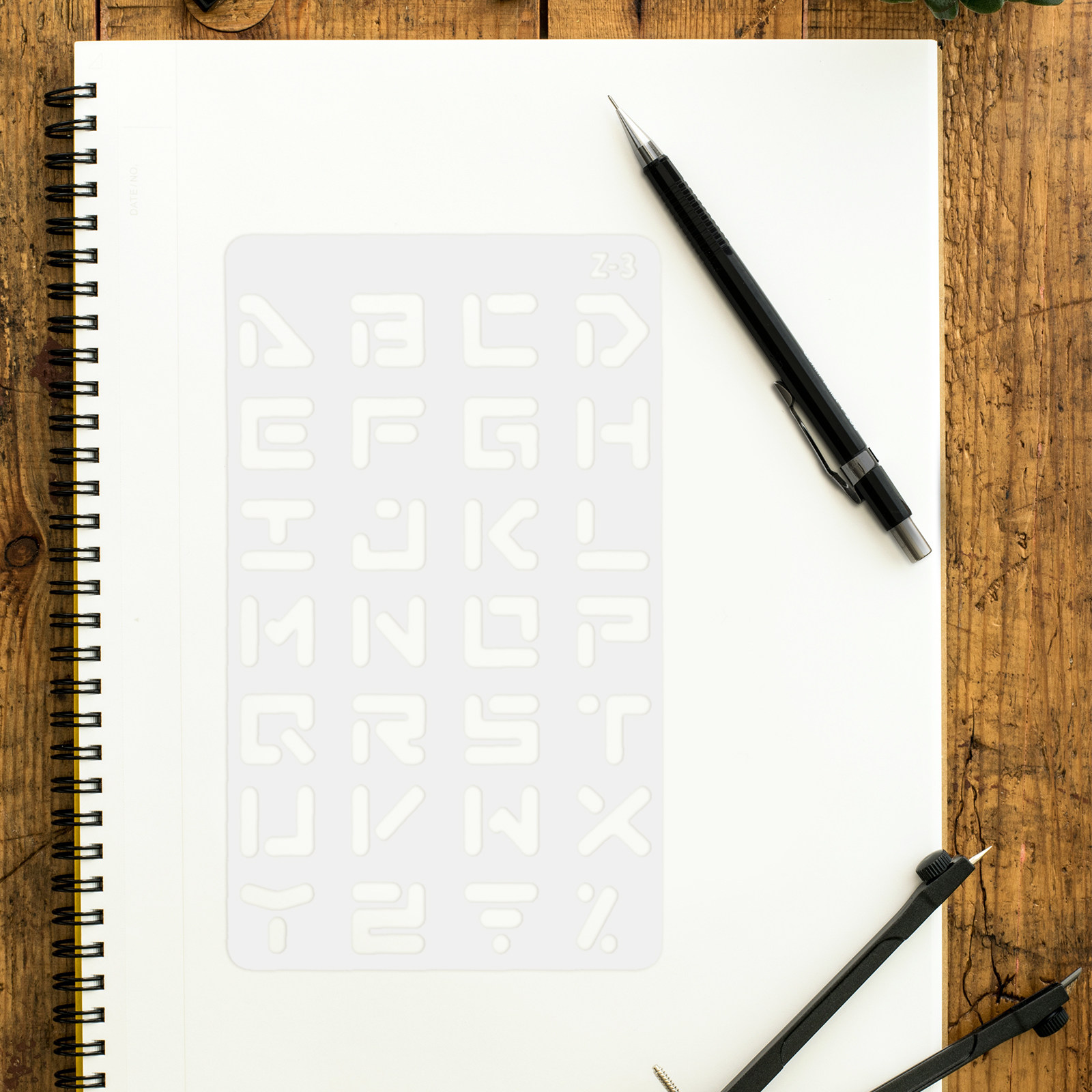 Letter S Art Craft - 20Pcs Reusable Plastic Alphabet Stencils for