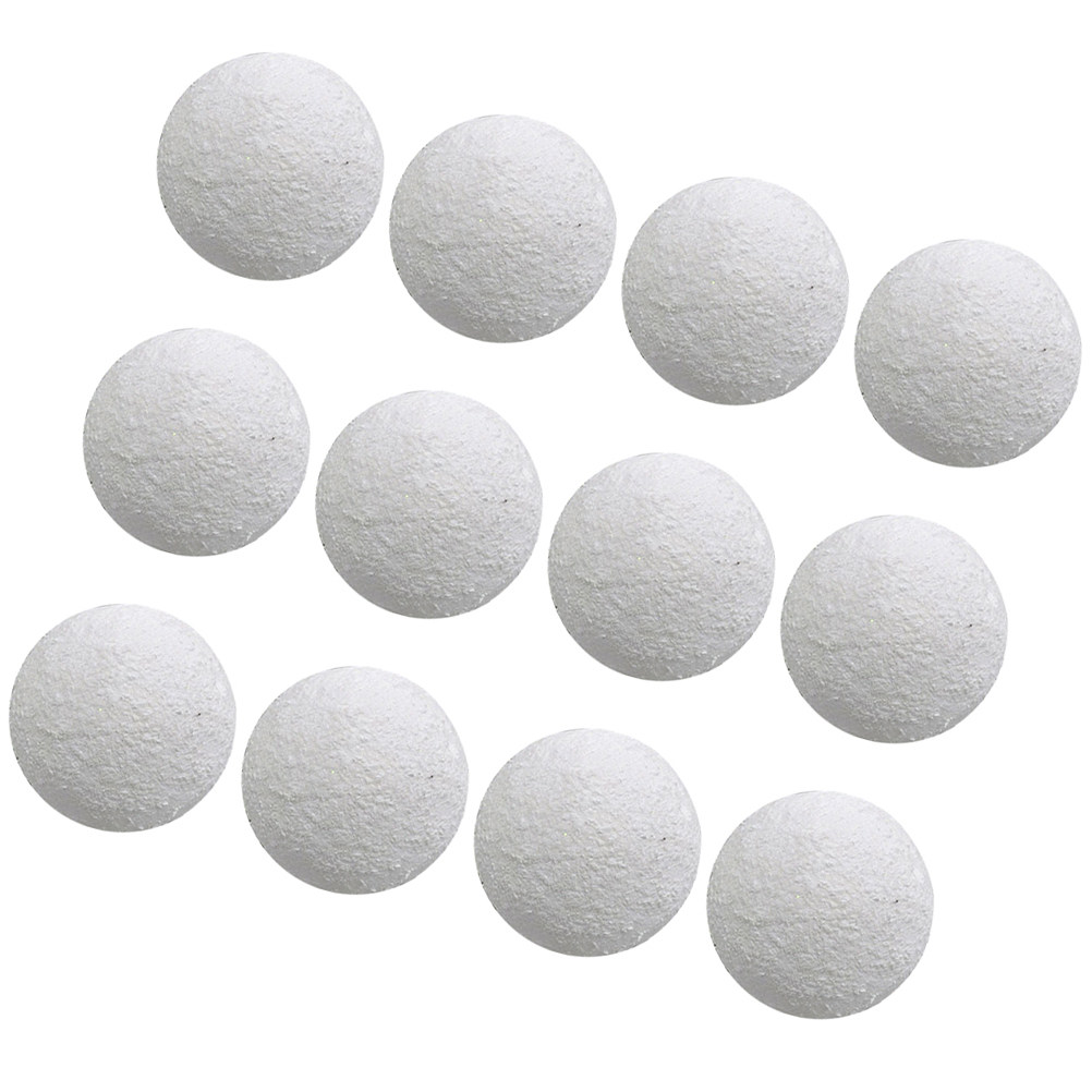 Art And Craft Xmas Tree - 12Pcs White Xmas Ball Christmas Balls