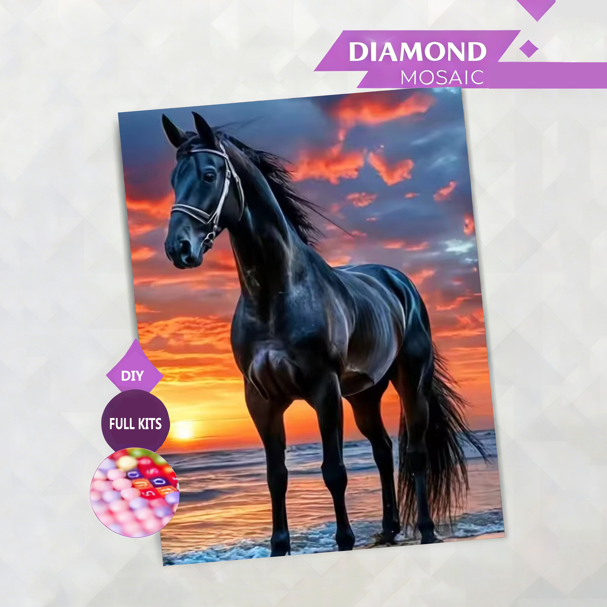 Art Craft Horse - AZQSD Diamond Painting Kits Horse Animal