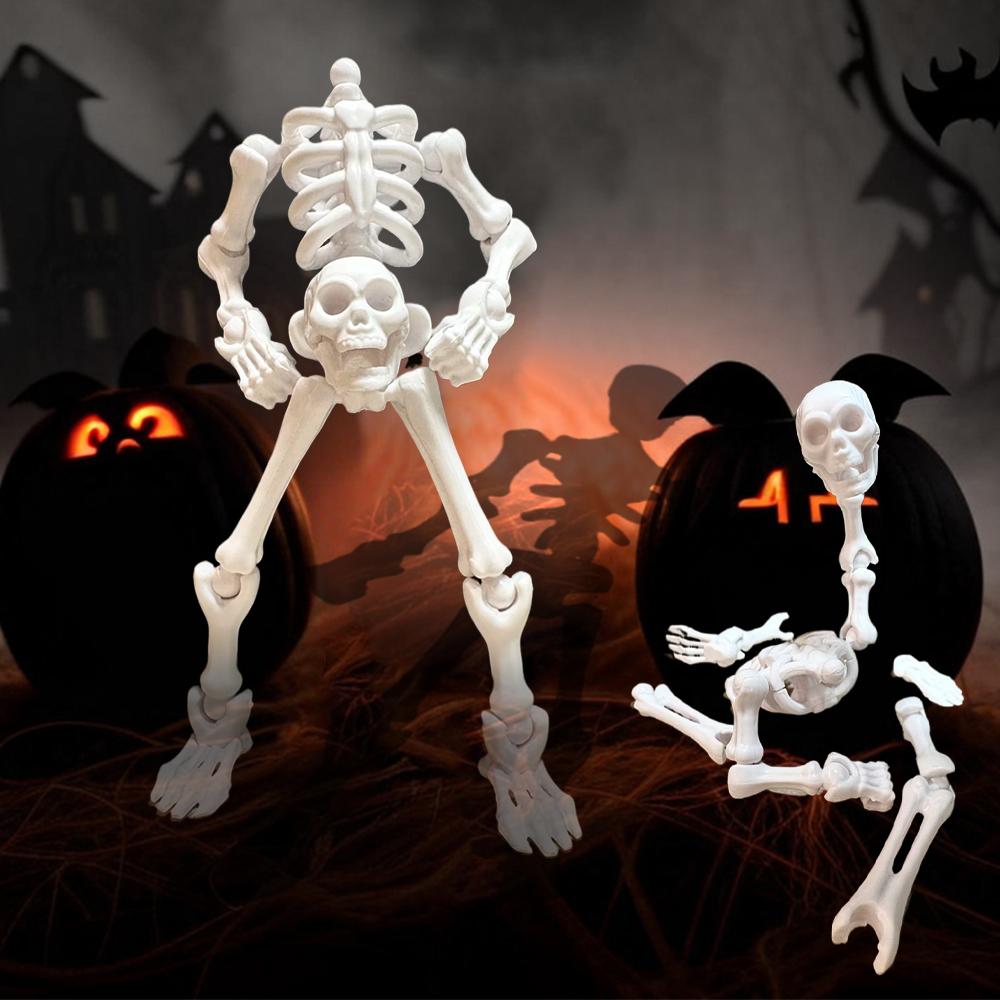 Art Craft Market - DIY Skeleton Figurines Plastic Posable Mini