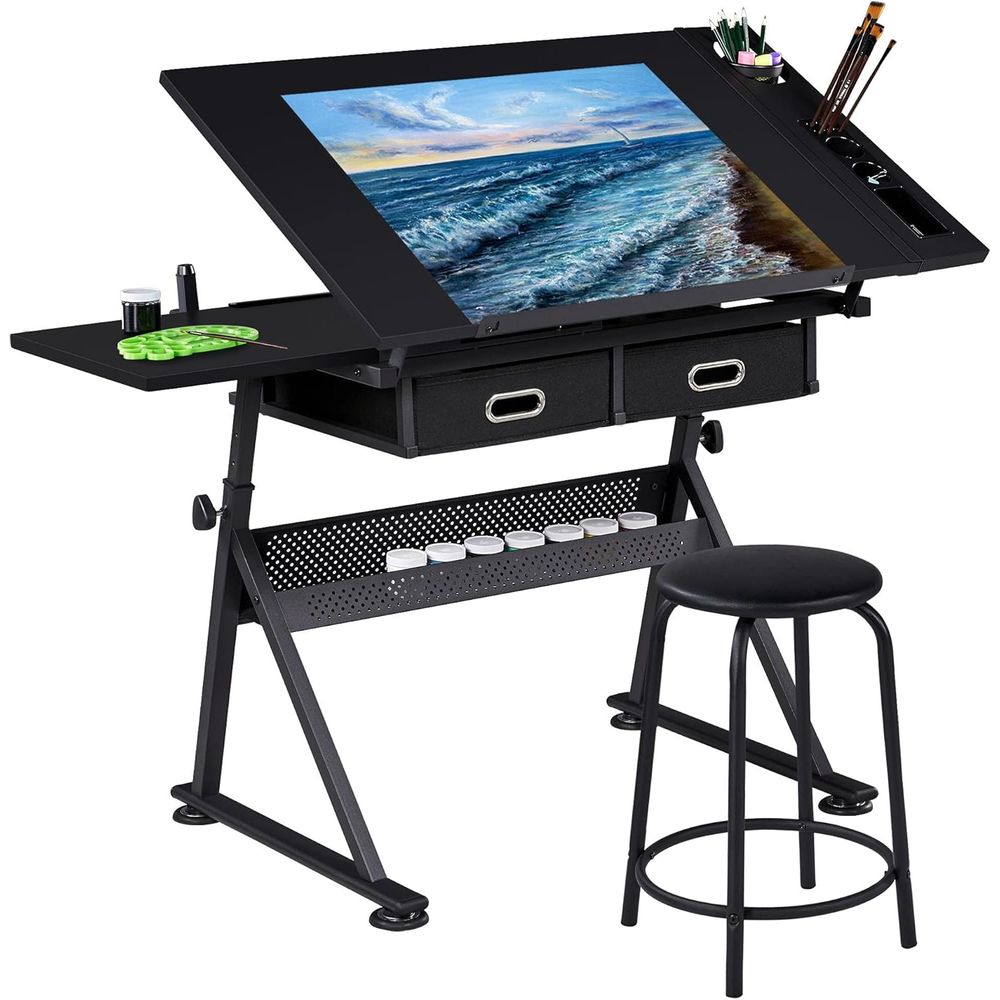 Art Crafting - Drafting Table for Artists, Height Adjustable