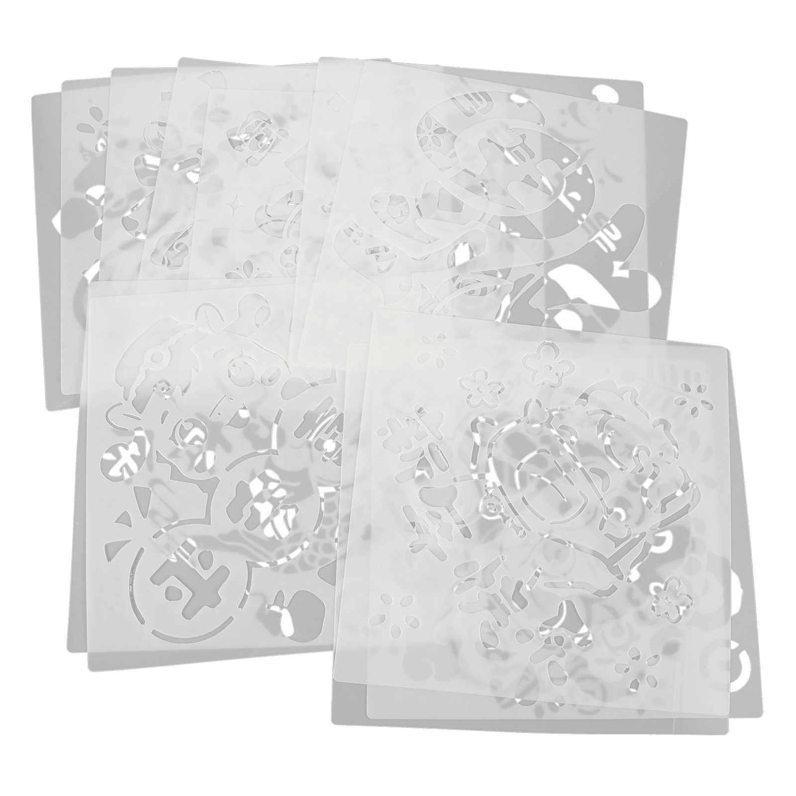 Art Craft Horse - 12Pcs 2026 New Year Horse Stencils