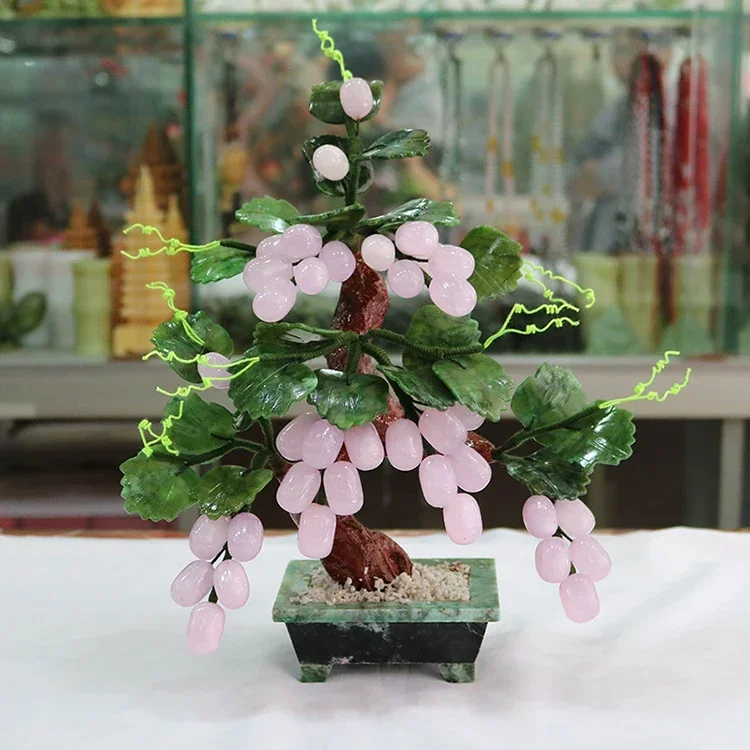 Stone ornament grape tree Zhao - Art Craft Christmas Tree บทวิจารณ์และราคา