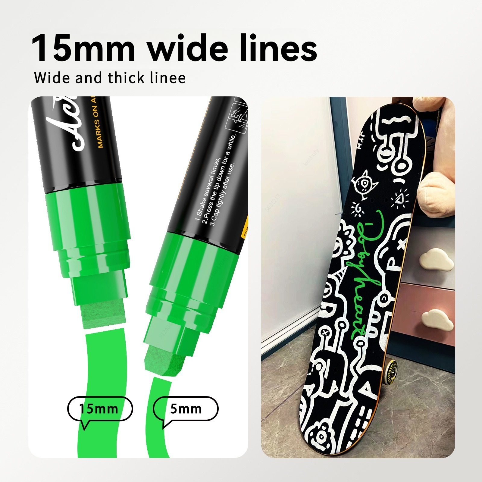 10 Colors Jumbo Markers 15mm J - Art Craft Jumbo บทวิจารณ์และราคา