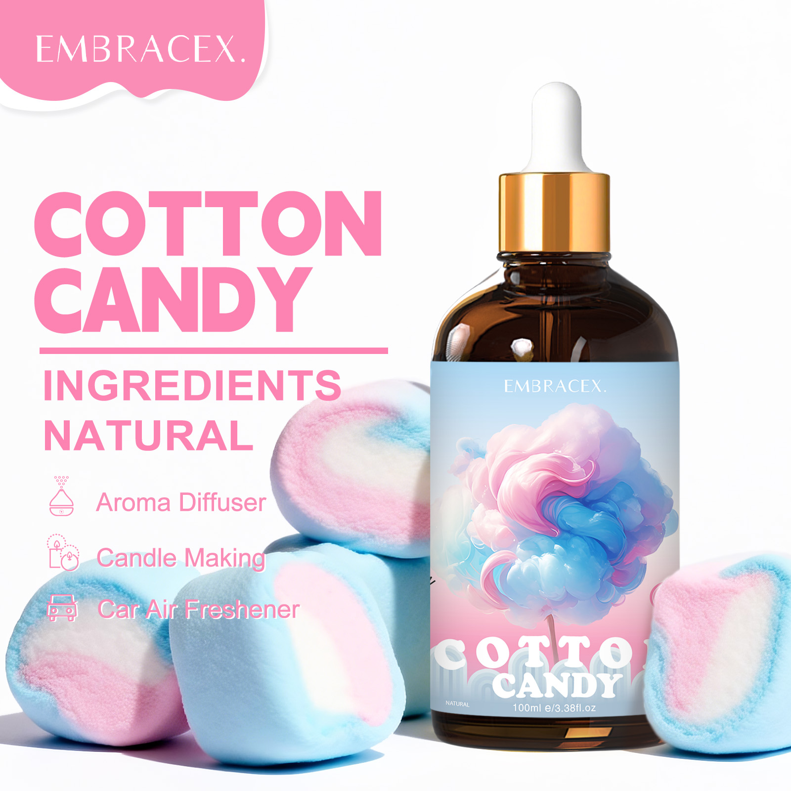 100ml Cotton Candy Essential O - Art Craft Things บทวิจารณ์และราคา