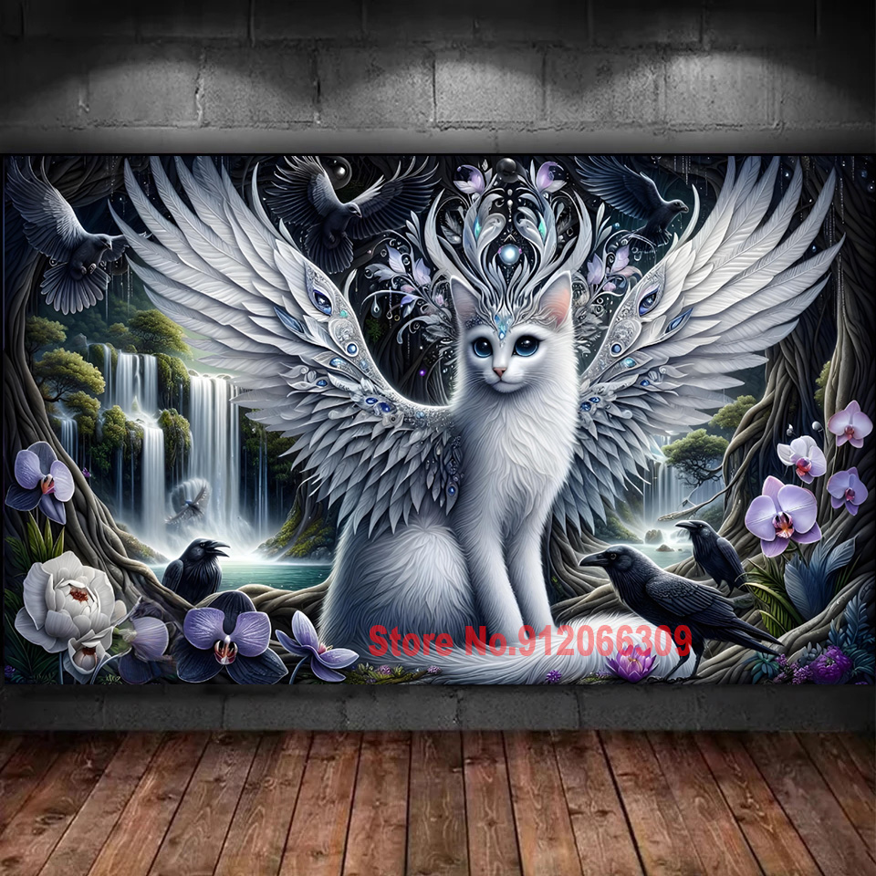 Stunning Vibrant jungle white  - Art And Craft Jungle บทวิจารณ์และราคา