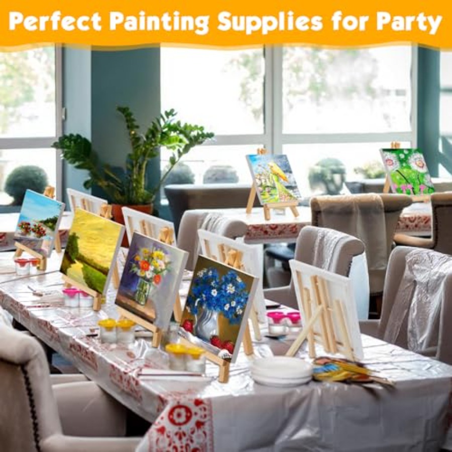 32 Pack 6 x 6 Inch Mini Canvas - Art X Craft บทวิจารณ์และราคา