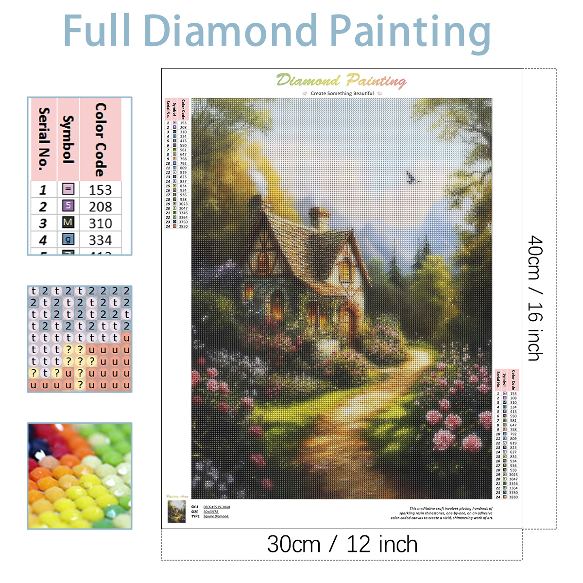 PhotoCustom Diy Full Round Dia - Art And Craft Jungle บทวิจารณ์และราคา