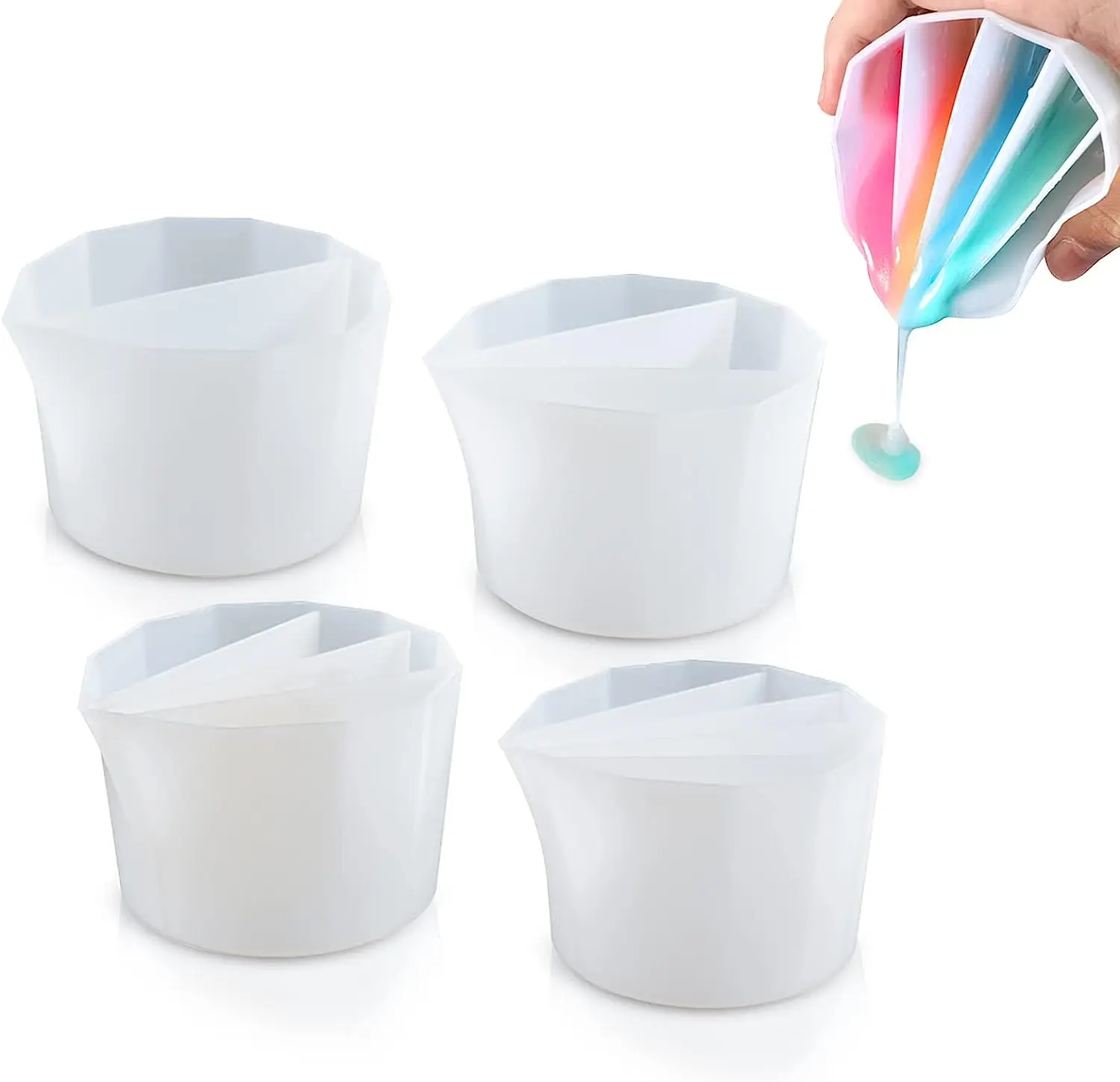 Split Cup For Paint Pouring,Re - Acrylic Pour Paint บทวิจารณ์และราคา