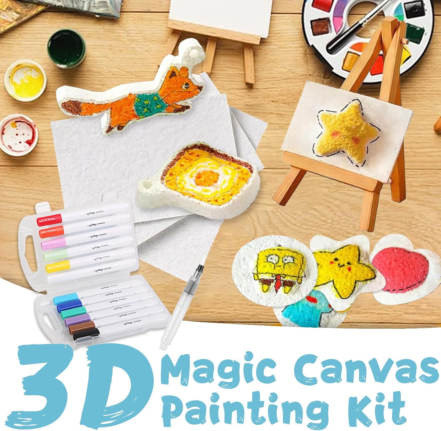 3D Puffy Foam Texture Painting - Art Craft Education บทวิจารณ์และราคา