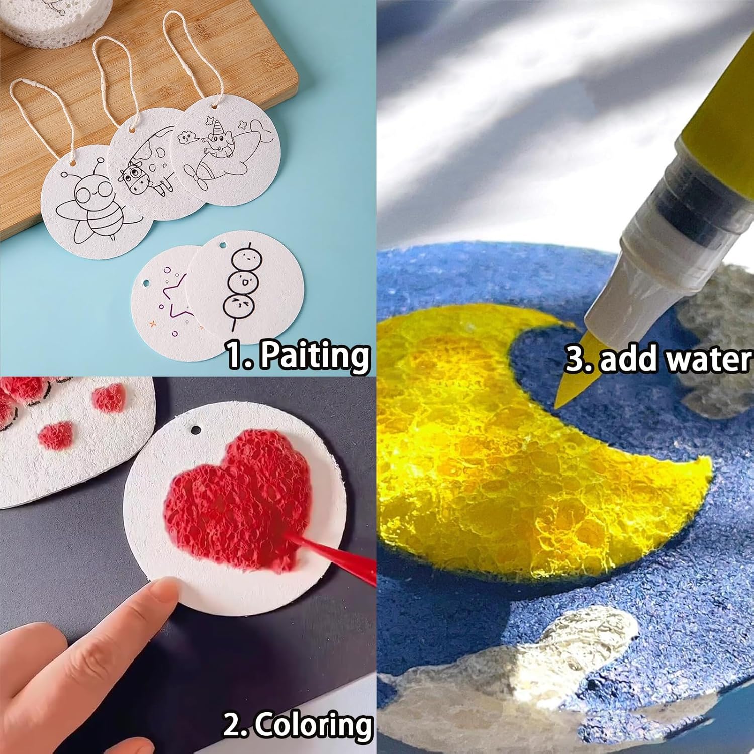 3D Puffy Foam Texture Painting - Art Craft Education บทวิจารณ์และราคา