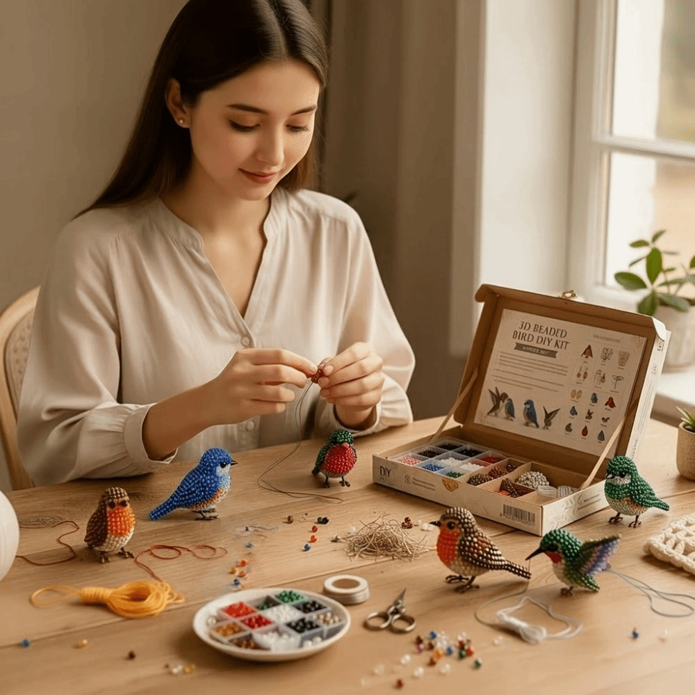 Handmade DIY Animal Bead Embro - Art Craft Education บทวิจารณ์และราคา