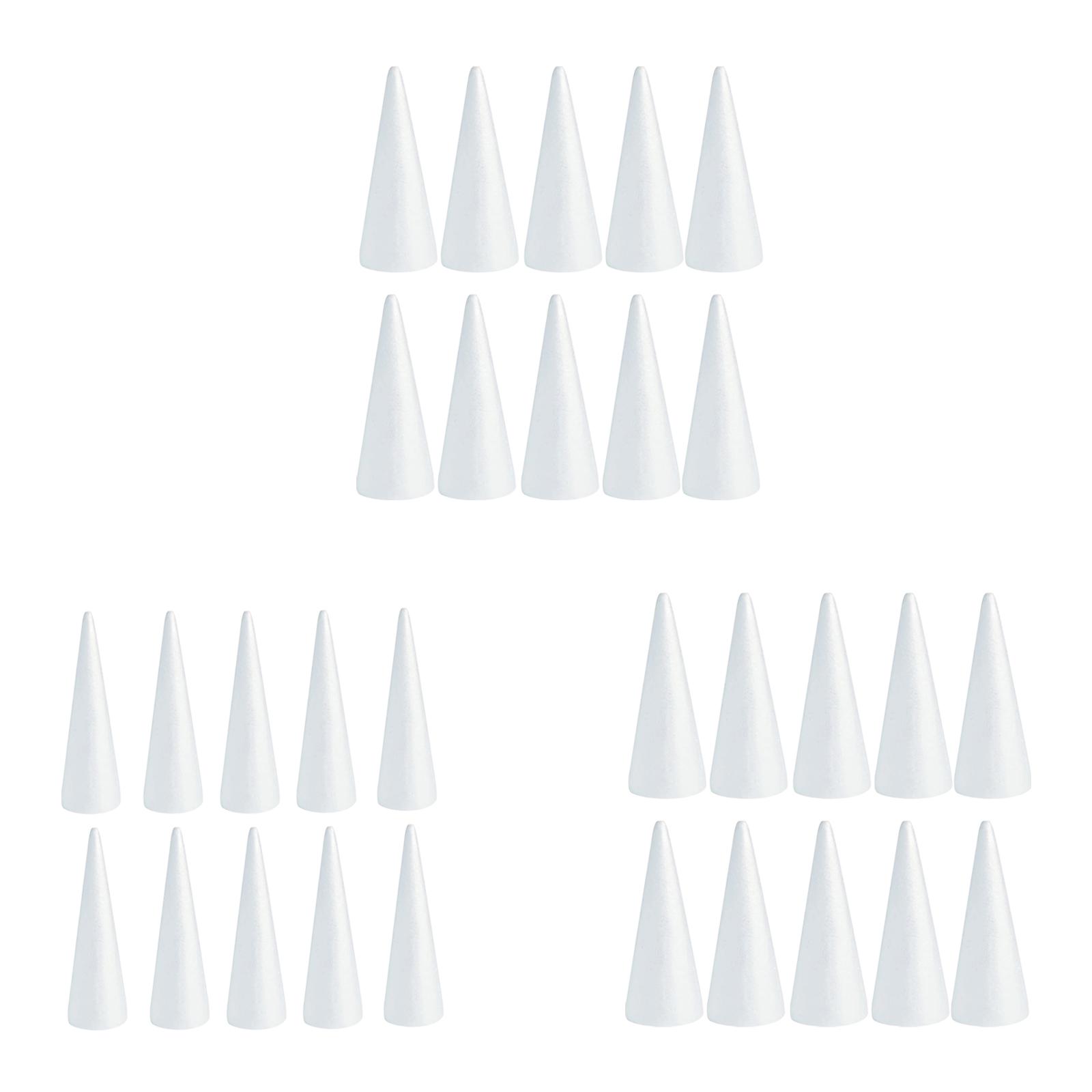 10Pcs Craft Foam Cones Decorat - Art And Craft Xmas Tree บทวิจารณ์และราคา