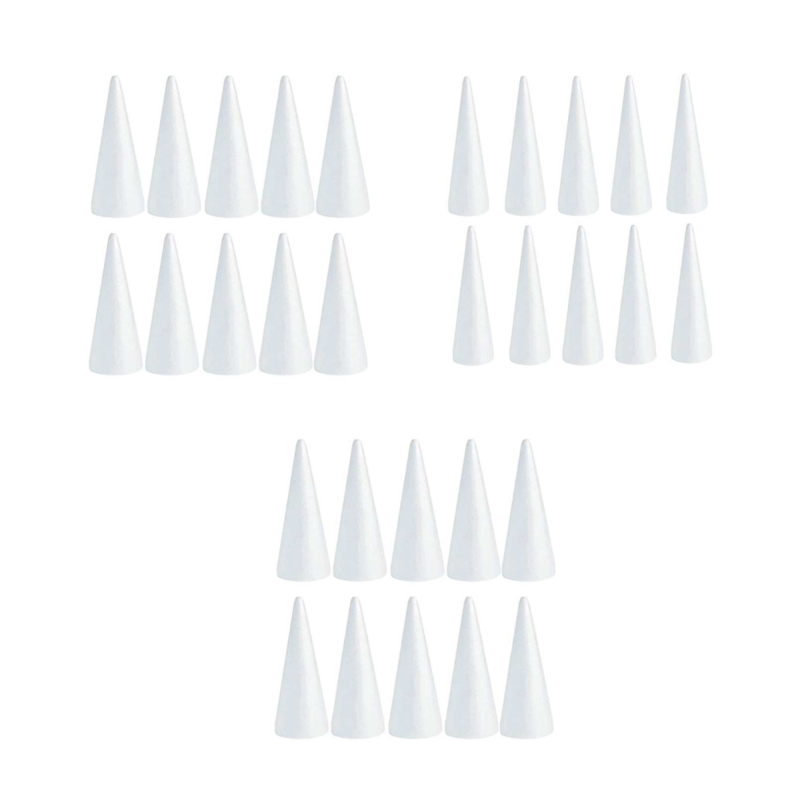 10Pcs Craft Foam Cones Decorat - Art And Craft Xmas Tree บทวิจารณ์และราคา