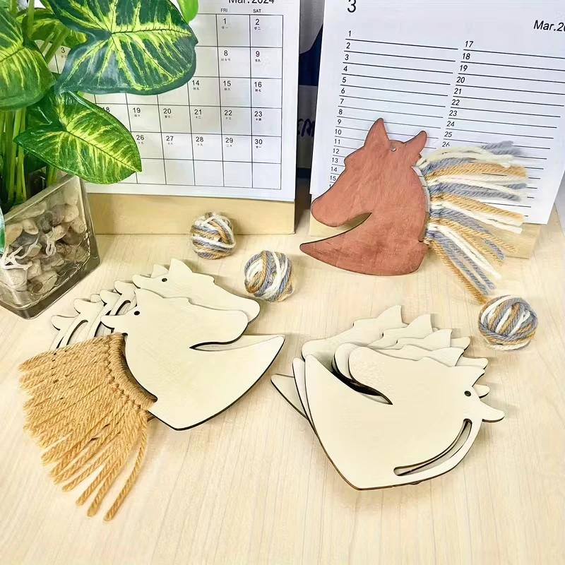 20pcs Wooden Horse Head Decora - Art Craft Horse บทวิจารณ์และราคา