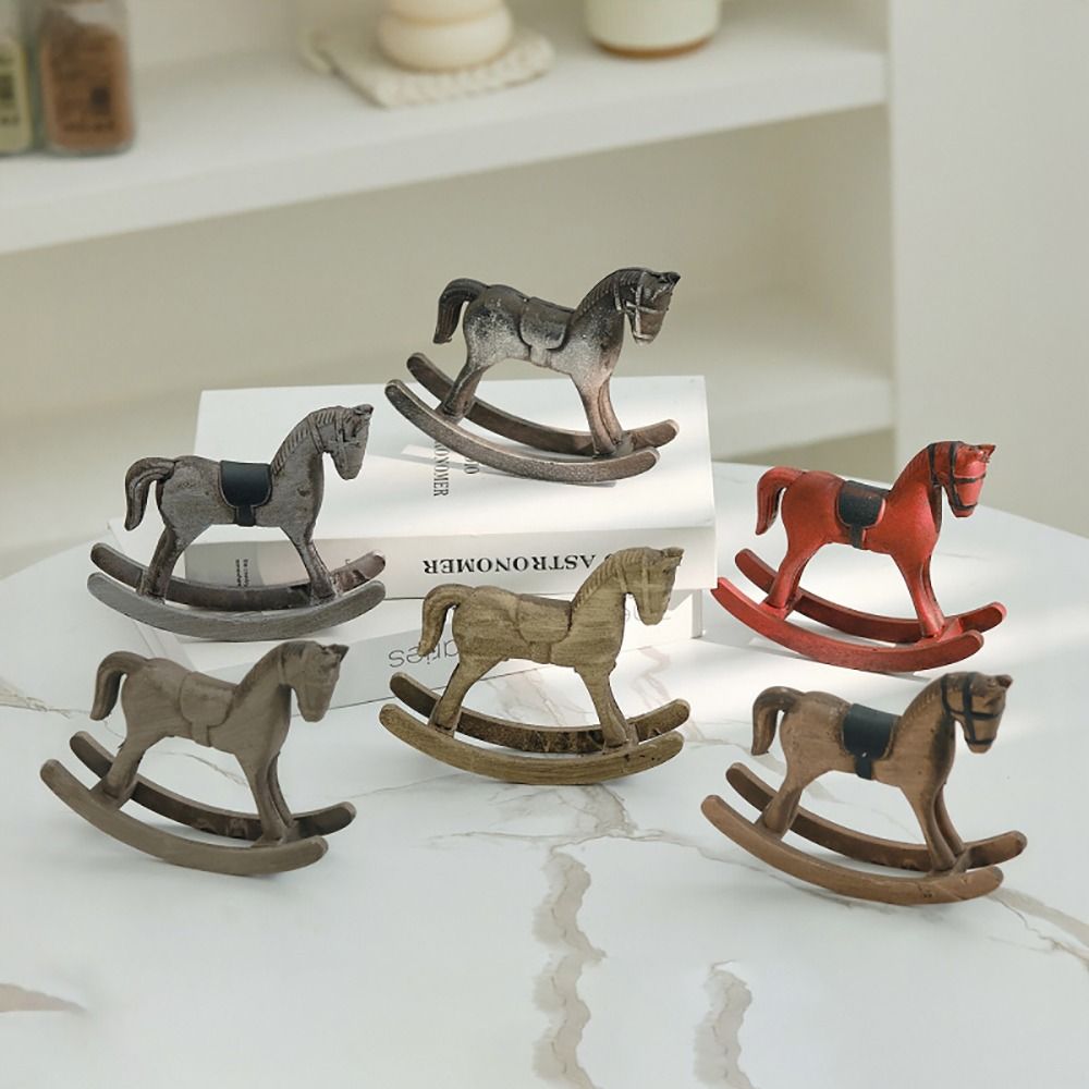 Wooden Horse Wooden Rocking Ho - Art Craft Horse บทวิจารณ์และราคา