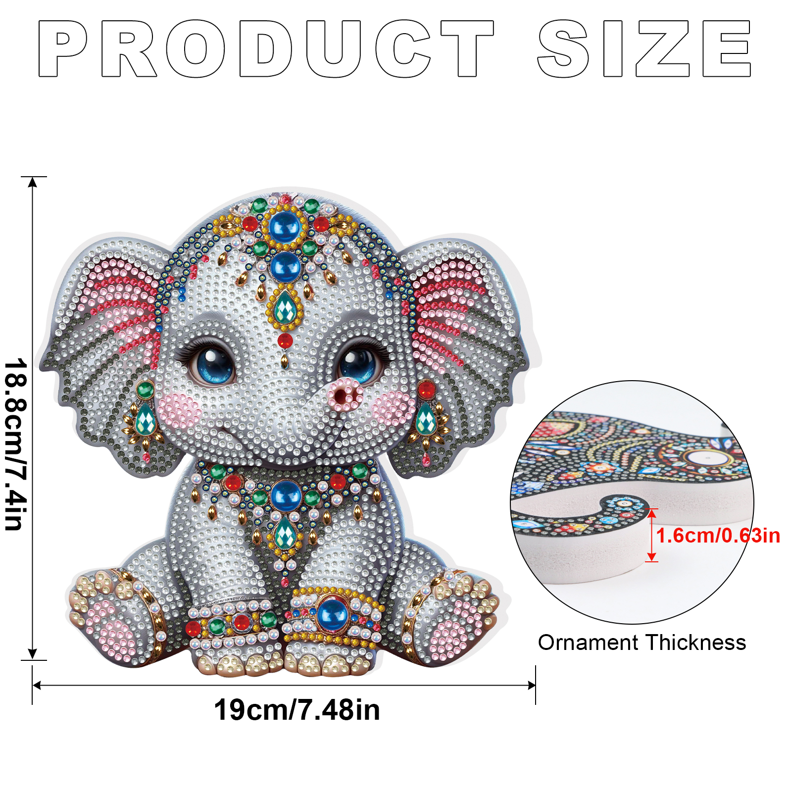 Tabletop Special Shape Diamond - Art Craft Gifts For Adults บทวิจารณ์และราคา