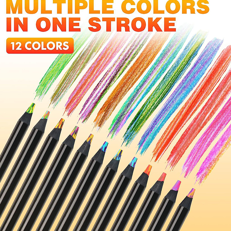 Multicolored Pencils Gradient  - Art Craft Jumbo บทวิจารณ์และราคา