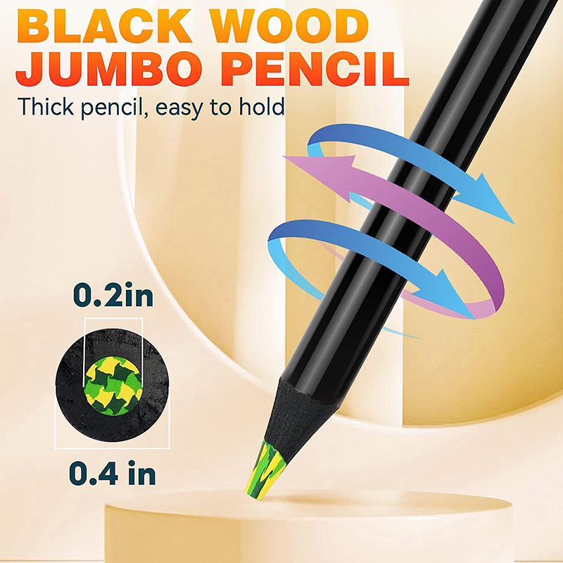 Multicolored Pencils Gradient  - Art Craft Jumbo บทวิจารณ์และราคา