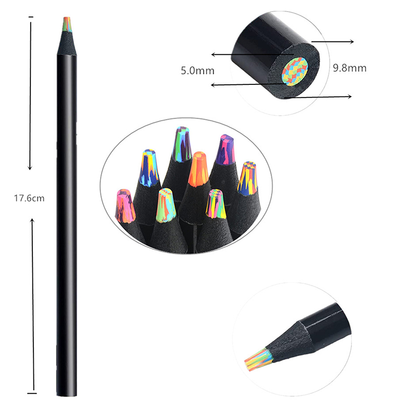 Multicolored Pencils Gradient  - Art Craft Jumbo บทวิจารณ์และราคา