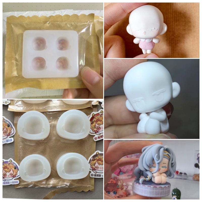 Q Version Doll Face Silicone M - Air Dry Clay บทวิจารณ์และราคา