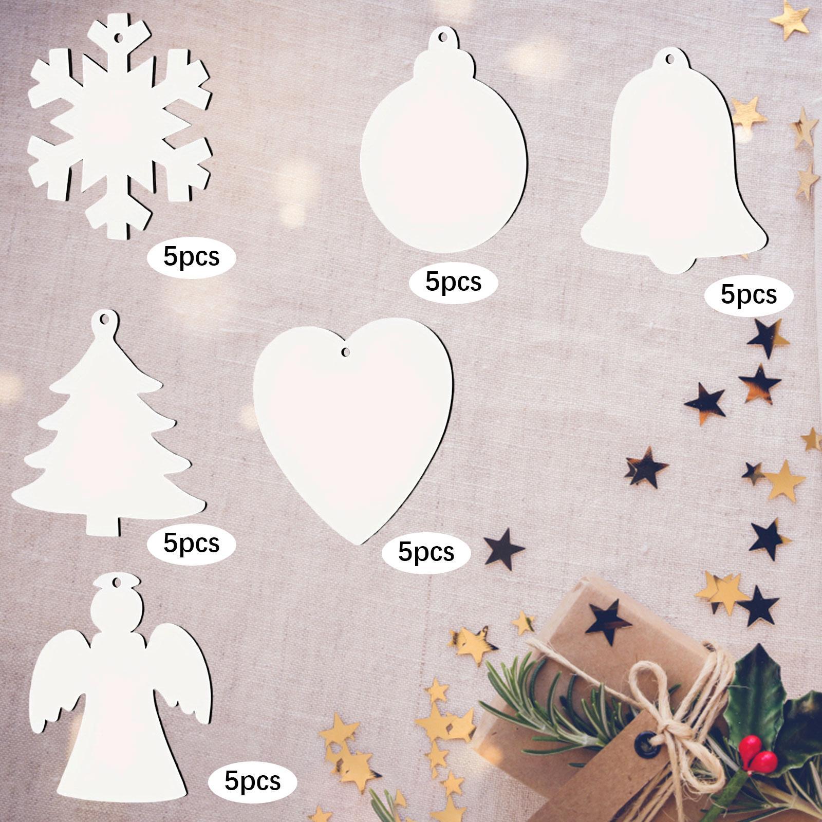 30x Sublimation Christmas Orna - Art And Craft Xmas Tree บทวิจารณ์และราคา