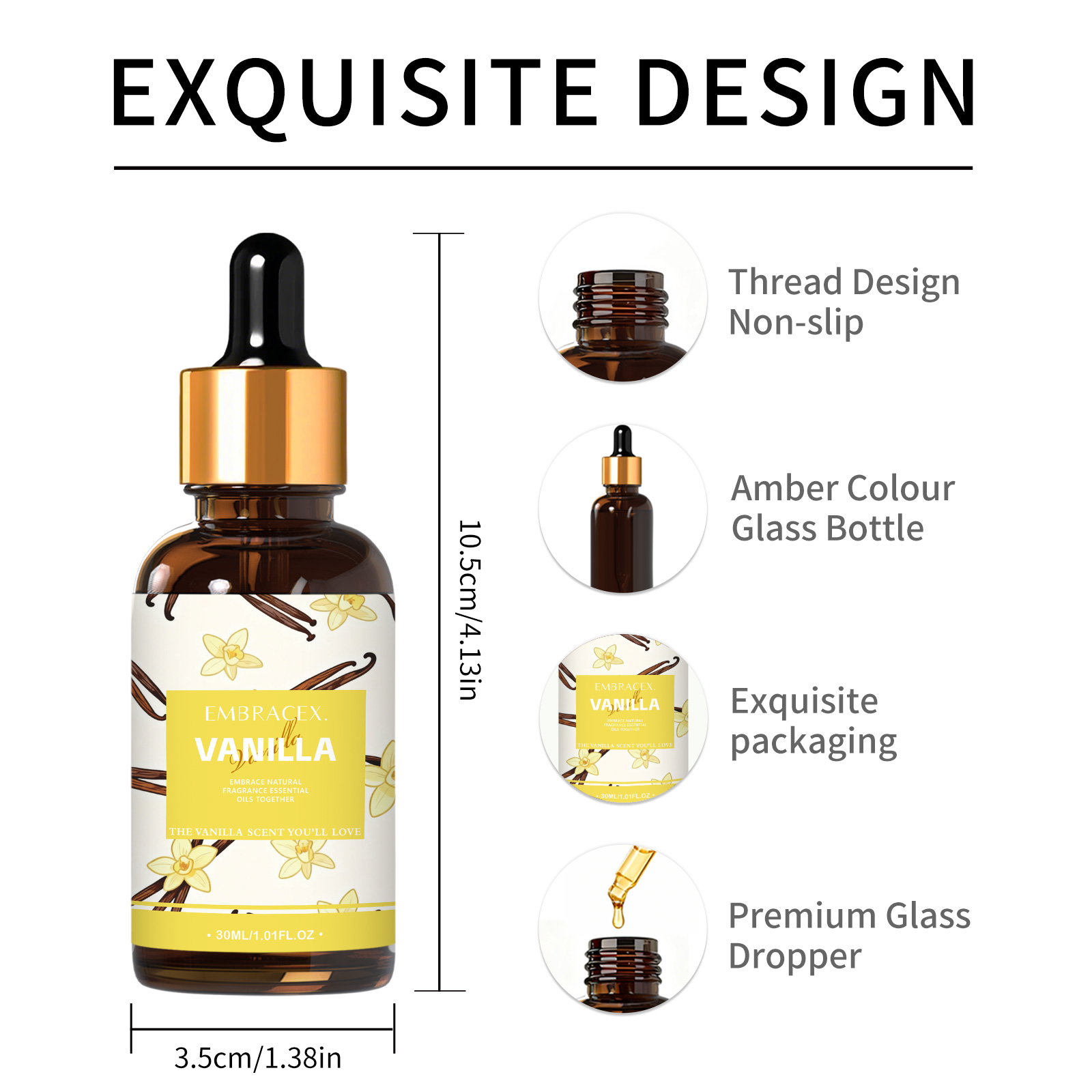 30ml Vanilla Essential Oil Per - Art Craft Things บทวิจารณ์และราคา