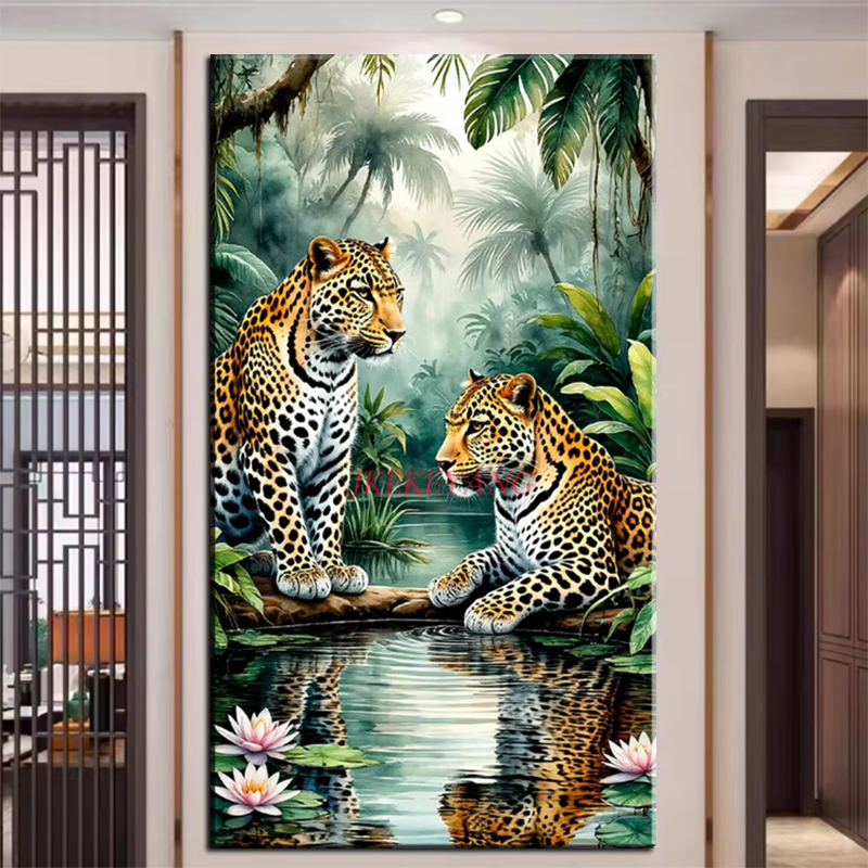 New Jungle Forest Landscape 5D - Art And Craft Jungle บทวิจารณ์และราคา