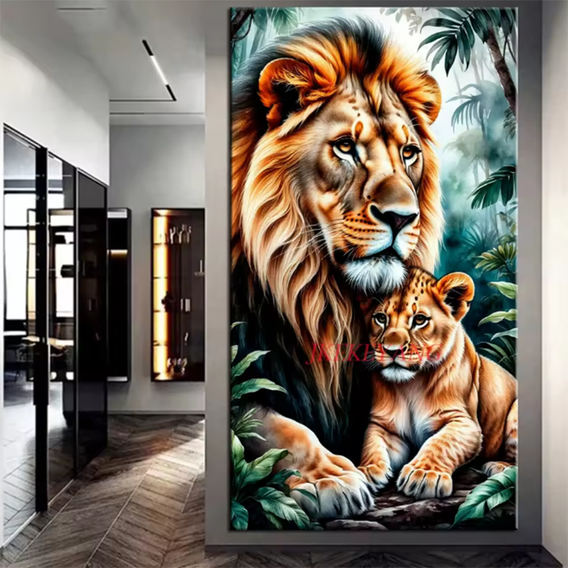 New Jungle Forest Landscape 5D - Art And Craft Jungle บทวิจารณ์และราคา