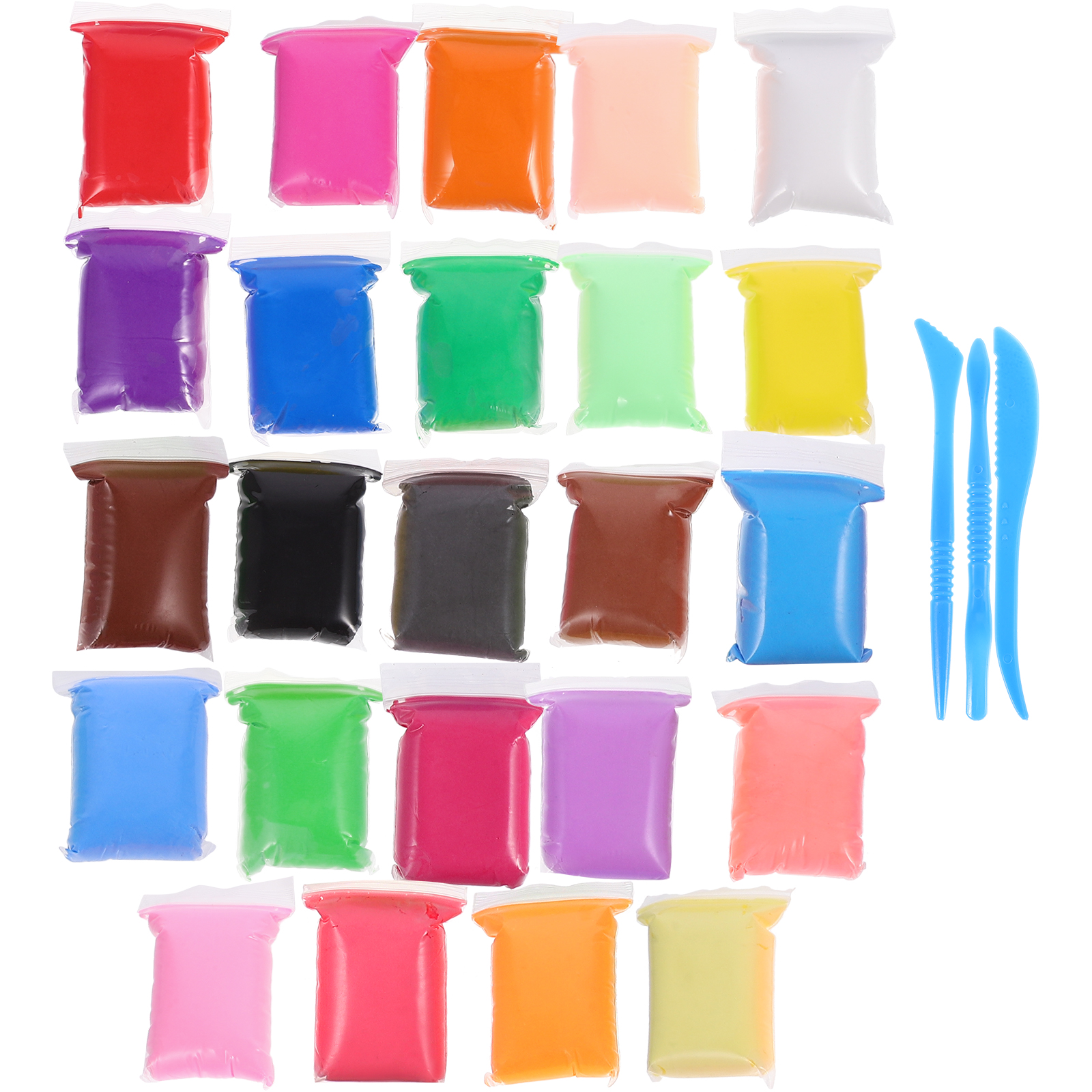 24 Bags Color Clay Air-Dried C - Air Dry Clay บทวิจารณ์และราคา