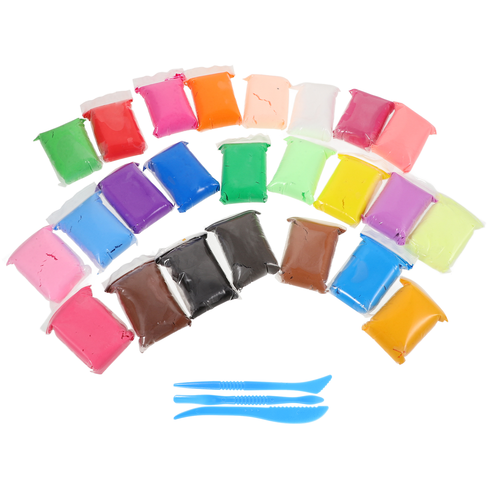 24 Bags Color Clay Air-Dried C - Air Dry Clay บทวิจารณ์และราคา