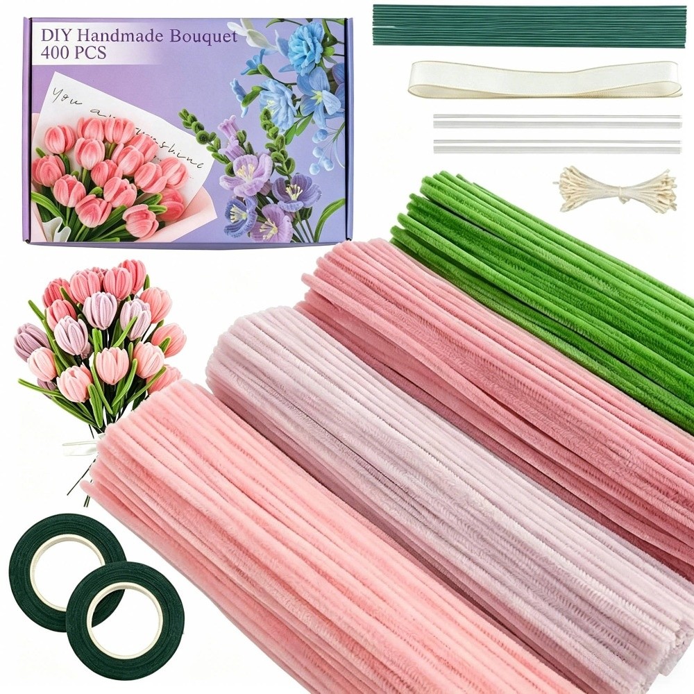 400 Pieces Creative 12 Inch Pi - Art Craft Flower Making บทวิจารณ์และราคา