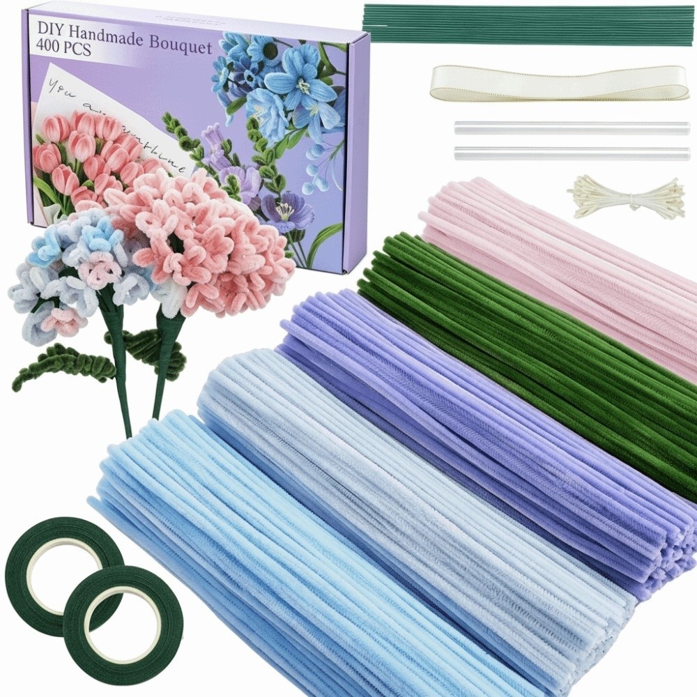 400 Pieces Creative 12 Inch Pi - Art Craft Flower Making บทวิจารณ์และราคา