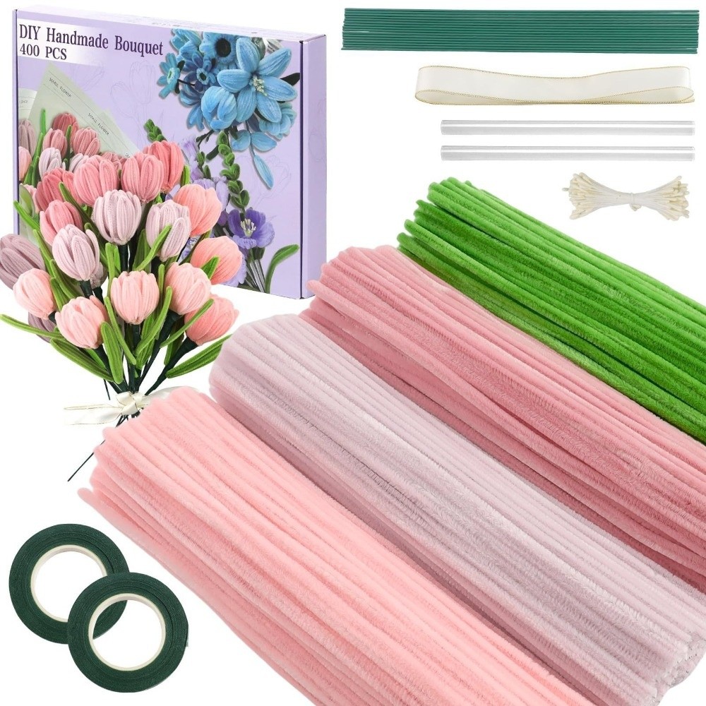 400 Pieces Creative 12 Inch Pi - Art Craft Flower Making บทวิจารณ์และราคา