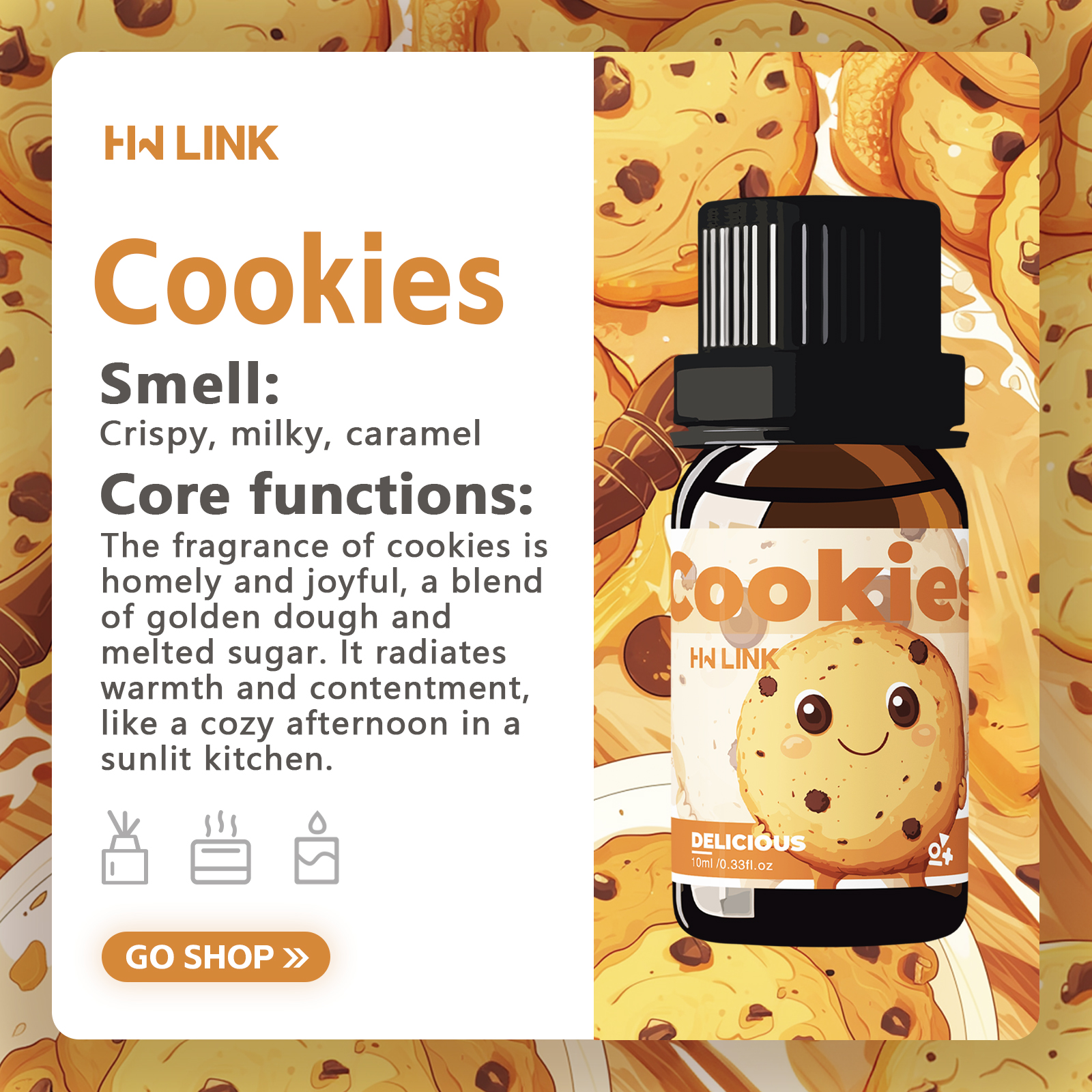 10ml Cookies Essential Oils Pe - Art Craft Things บทวิจารณ์และราคา