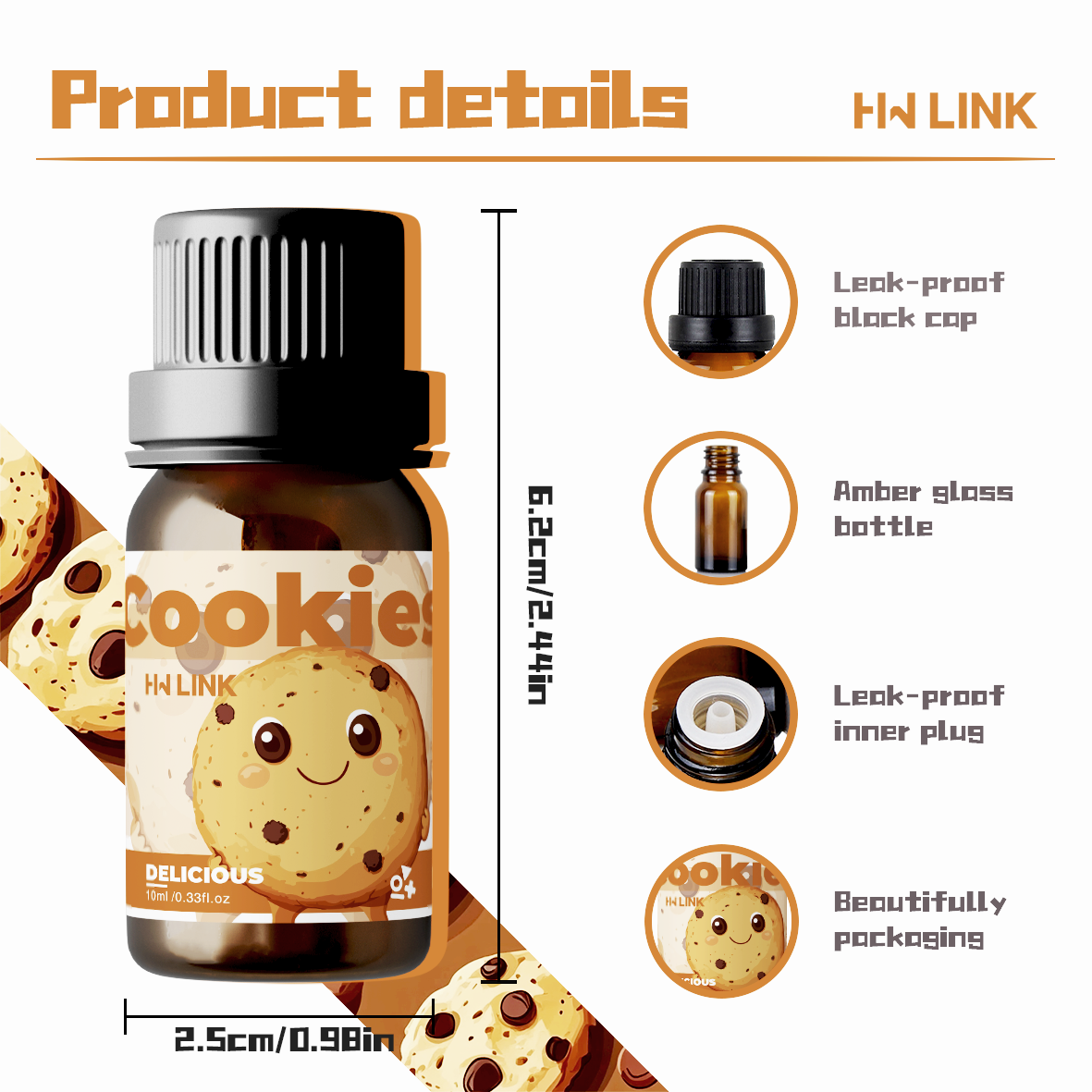 10ml Cookies Essential Oils Pe - Art Craft Things บทวิจารณ์และราคา