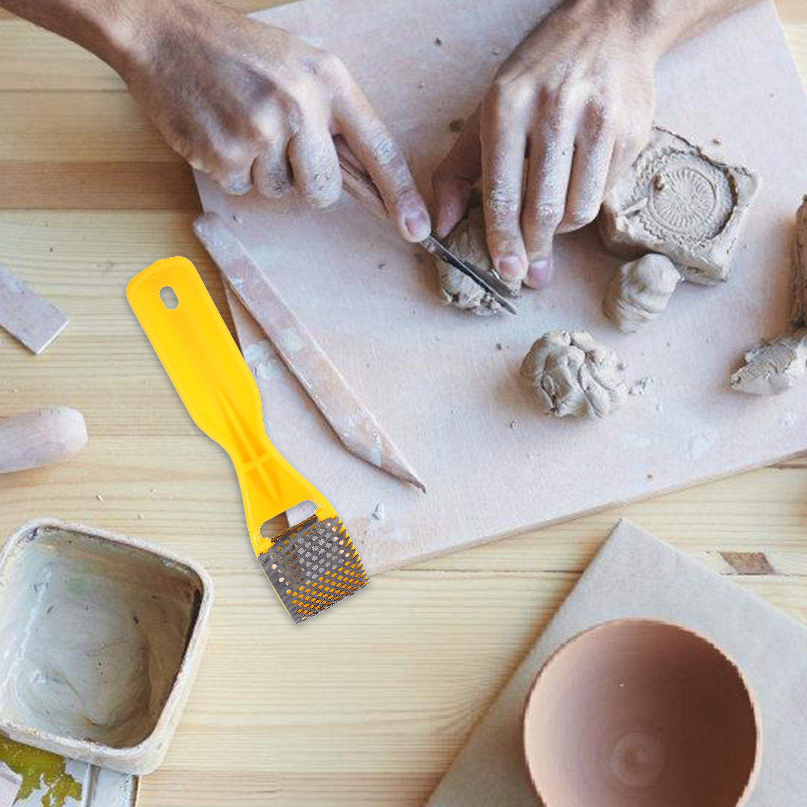 Clay Scraper Tool Pottery Shap - Air Dry Clay บทวิจารณ์และราคา