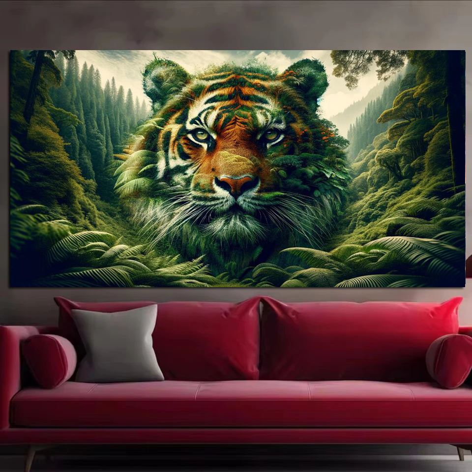 The Tiger Of Jungle Diamond Pa - Art And Craft Jungle บทวิจารณ์และราคา
