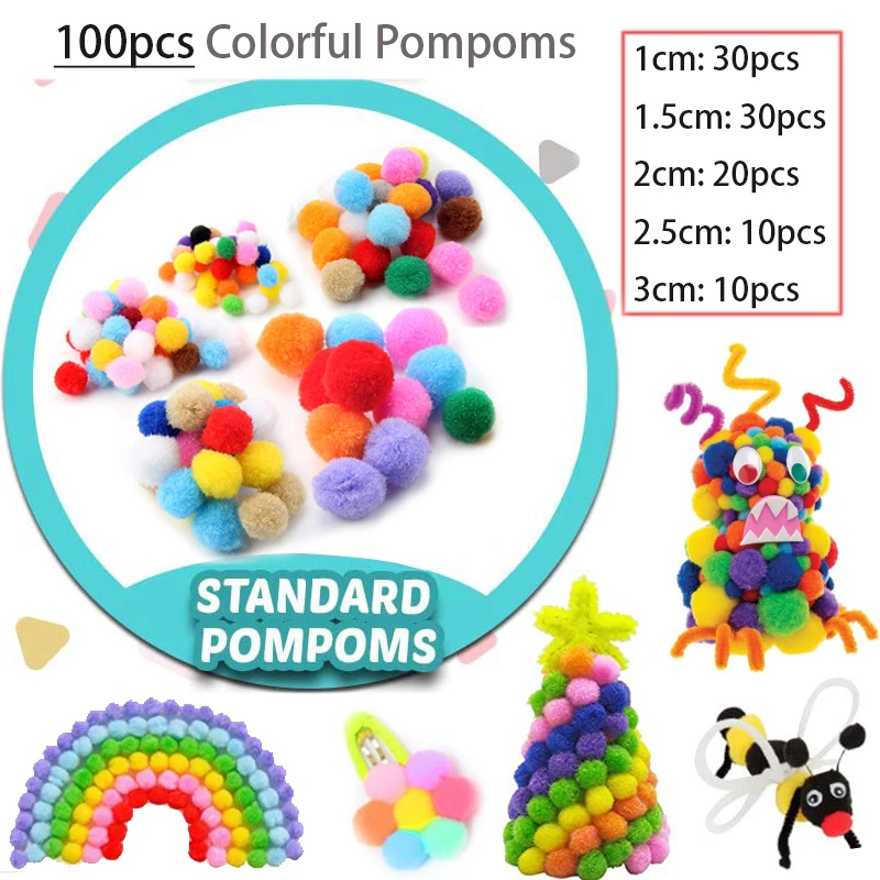 Kids Creative Plush Stick Pomp - Art Craft Education บทวิจารณ์และราคา