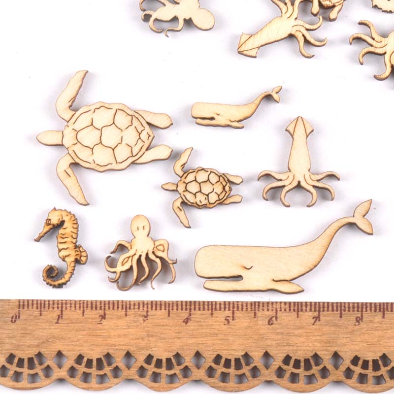 20Pcs 25-40mm Sea Turtle/horse - Art Craft Horse บทวิจารณ์และราคา