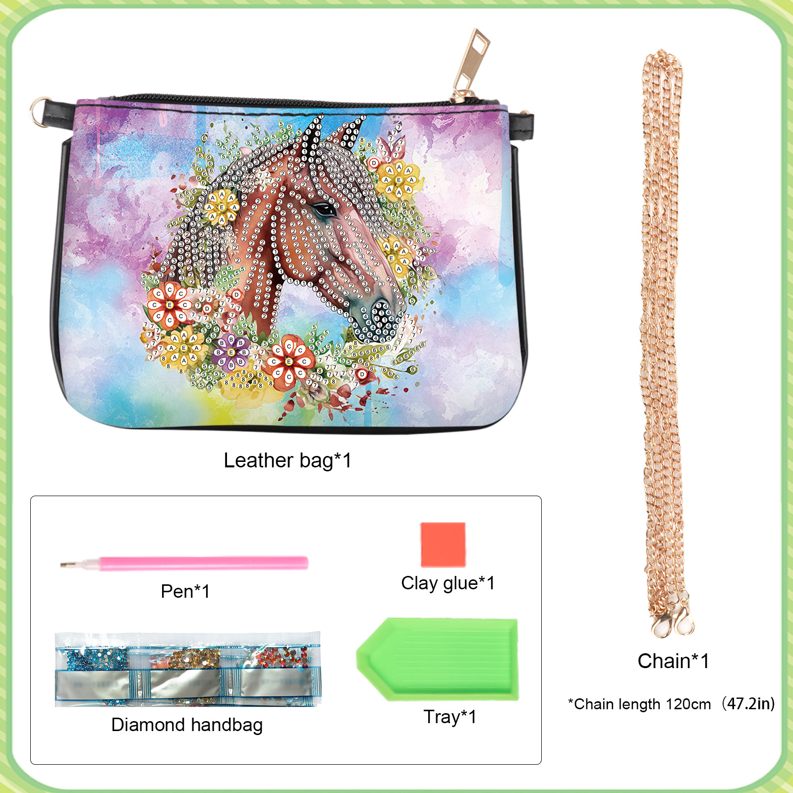 Diamond Art Painting bag Kits  - Art Craft Gifts For Adults บทวิจารณ์และราคา
