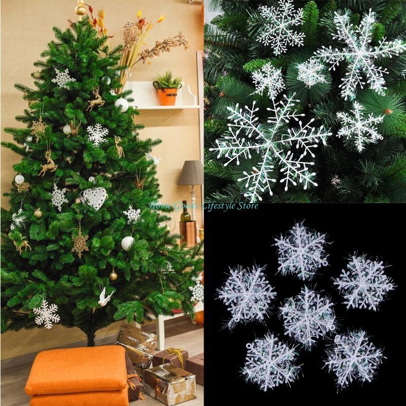 E74E Christmas Snowflake Ornam - Art And Craft Xmas Tree บทวิจารณ์และราคา