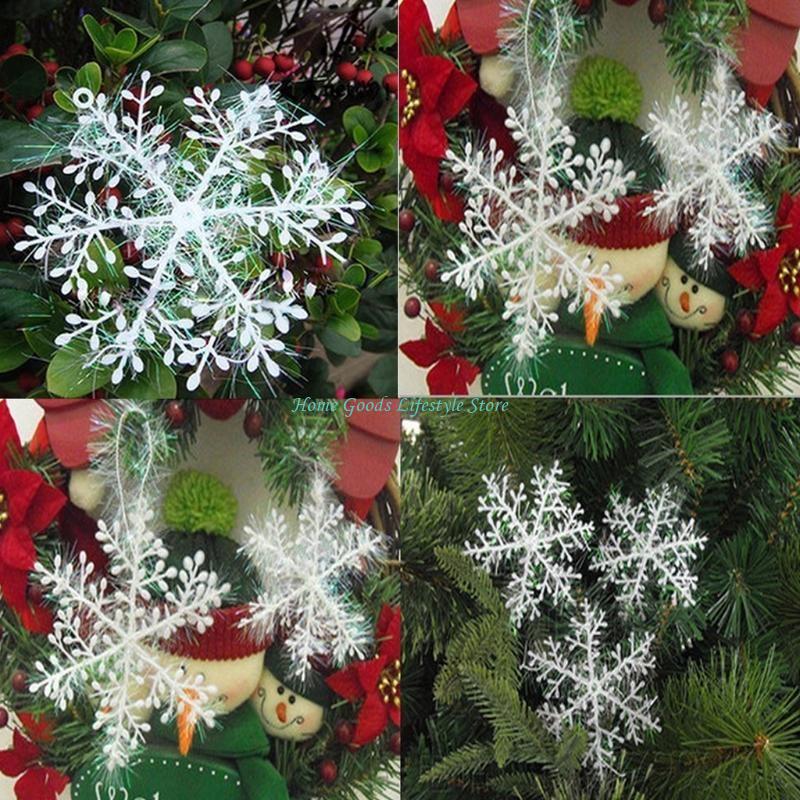 E74E Christmas Snowflake Ornam - Art And Craft Xmas Tree บทวิจารณ์และราคา