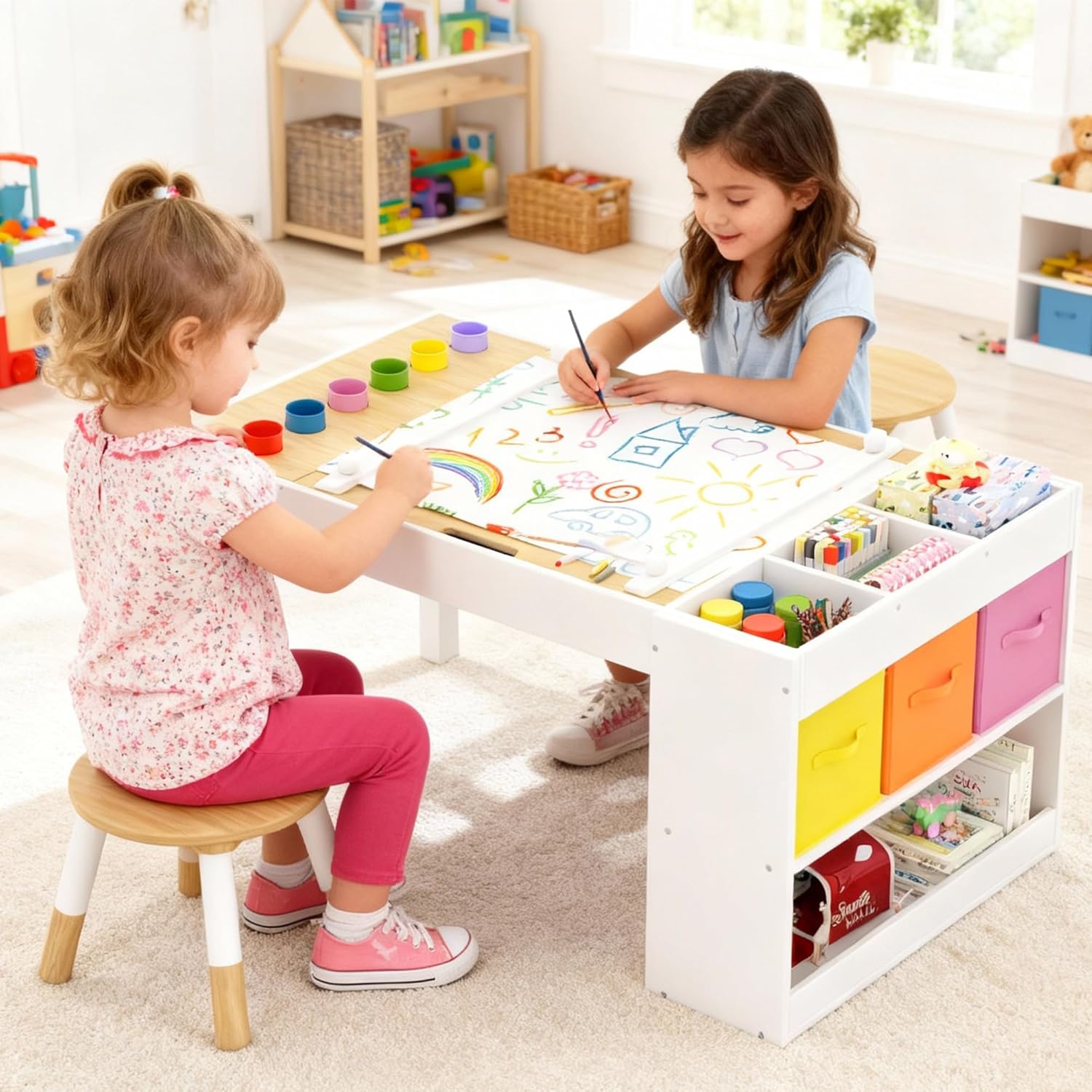 Kids Art Table and 2 Chairs Se - Art X Craft บทวิจารณ์และราคา